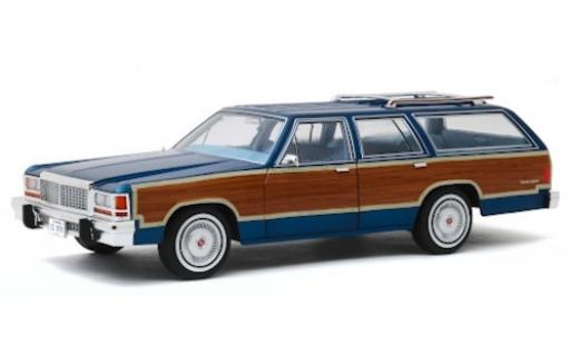 Miniature Ford LTD 1/18 Greenlight Country Squire metallise bleue/Holzoptik 1979 Artisan Collection Ford LTD 1/18 Greenlight Country Squire metallise bleue/Holzoptik 1979 Artisan Collection miniature