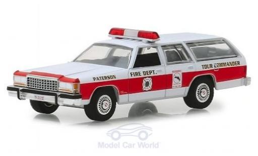 Miniature Ford LTD 1/64 Greenlight Crown Victoria Wagon Paterson Fire Department 1985 Ford LTD 1/64 Greenlight Crown Victoria Wagon Paterson Fire Department 1985 miniature