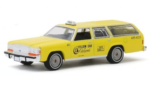 Miniature Ford LTD 1/64 Greenlight Crown Victoria Wagon Yellow Cab of Coronado 1988 Ford LTD 1/64 Greenlight Crown Victoria Wagon Yellow Cab of Coronado 1988 miniature