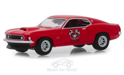Miniature Ford Mustang 1/64 Greenlight BOSS 429 rouge/Dekor 1969 Ford Mustang 1/64 Greenlight BOSS 429 rouge/Dekor 1969 miniature