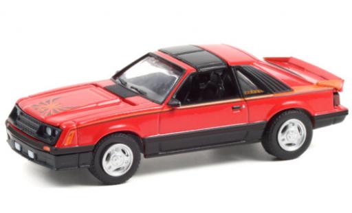 Miniature Ford Mustang 1/64 Greenlight Cobra rouge/Dekor 1981 Ford Mustang 1/64 Greenlight Cobra rouge/Dekor 1981 miniature