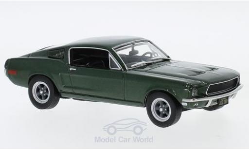 Miniature Ford Mustang GT 1/43 Greenlight GT metallise verte Bullitt 1968 Ford Mustang GT 1/43 Greenlight GT metallise verte Bullitt 1968 miniature