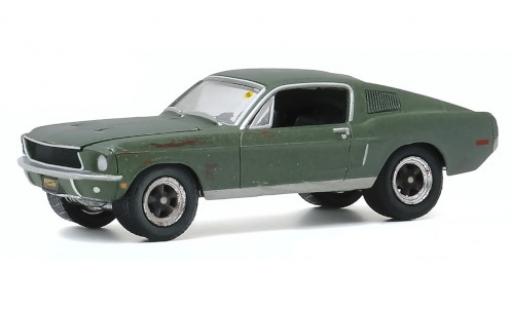 Miniature Ford Mustang 1/64 Greenlight GT metallise verte 1968 avec Witterungsspuren Ford Mustang 1/64 Greenlight GT metallise verte 1968 avec Witterungsspuren miniature