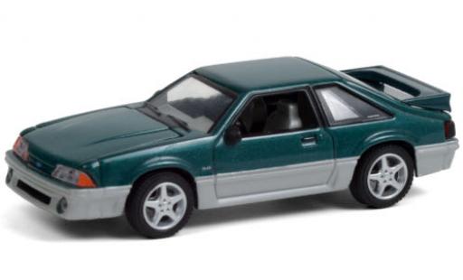 Miniature Ford Mustang 1/64 Greenlight GT metallise verte/grise 1991 Home Improvement Ford Mustang 1/64 Greenlight GT metallise verte/grise 1991 Home Improvement miniature