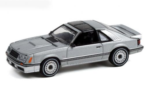 Miniature Ford Mustang 1/64 Greenlight GT grise 1982 Ford Mustang 1/64 Greenlight GT grise 1982 miniature