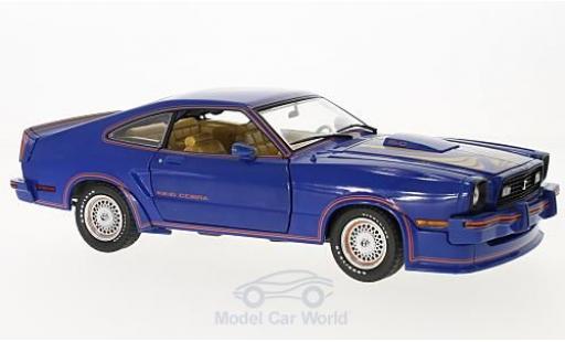 Miniature Ford Mustang 1/18 Greenlight II bleue Film King Cobra 1978 Ford Mustang 1/18 Greenlight II bleue Film King Cobra 1978 miniature