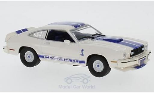 Miniature Ford Mustang 1/43 Greenlight II Cobra II beige/bleue Charlies Angels 1976 Ford Mustang 1/43 Greenlight II Cobra II beige/bleue Charlies Angels 1976 miniature
