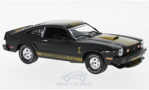 Miniature Ford Mustang 1/43 Greenlight II Cobra II noire/gold 1977 Ford Mustang 1/43 Greenlight II Cobra II noire/gold 1977 miniature