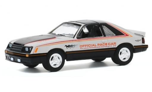 Miniature Ford Mustang 1/64 Greenlight Indianapolis 500 1979 63rd Annual 500 Mile Race Official Pace Car Ford Mustang 1/64 Greenlight Indianapolis 500 1979 63rd Annual 500 Mile Race Official Pace Car miniature