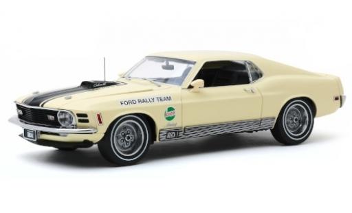 Miniature Ford Mustang 1/18 Greenlight Mach 1 428 beige/matt-noire Rally Team Castrol SCCA Manufacturers Road Rally 1970 Ford Mustang 1/18 Greenlight Mach 1 428 beige/matt-noire Rally Team Castrol SCCA Manufacturers Road Rally 1970 miniature