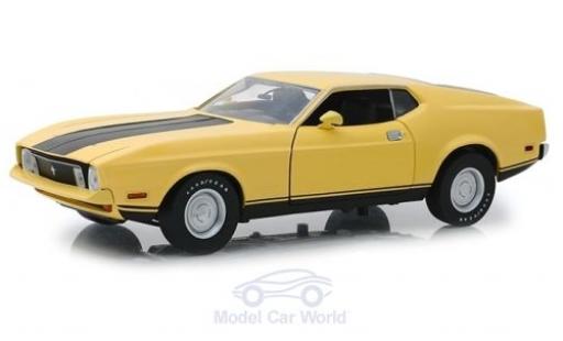 Miniature Ford Mustang 1/18 Greenlight Mach1 Eleanor jaune/noire Gone in 60 Seconds 1973 Ford Mustang 1/18 Greenlight Mach1 Eleanor jaune/noire Gone in 60 Seconds 1973 miniature