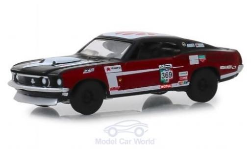 Miniature Ford Mustang 1/64 Greenlight noire/rouge No.369 La Carrera Panamericana 1969 Mach 1 Ford Mustang 1/64 Greenlight noire/rouge No.369 La Carrera Panamericana 1969 Mach 1 miniature
