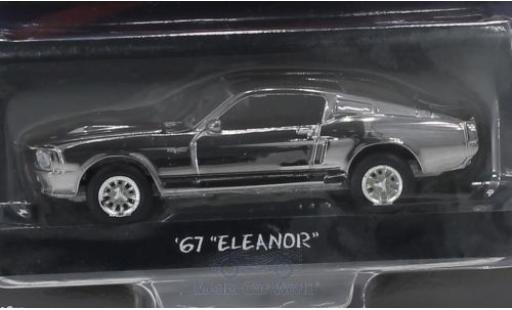 Miniature Ford Mustang 1/64 Greenlight Shelby GT500 chrom/noire Gone in 60 Seconds 1967 Eleanor Ford Mustang 1/64 Greenlight Shelby GT500 chrom/noire Gone in 60 Seconds 1967 Eleanor miniature
