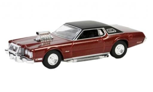 Miniature Ford Thunderbird 1/64 Greenlight metallise rouge/matt-noire The Crow 1973 1:64 Ford Thunderbird 1/64 Greenlight metallise rouge/matt-noire The Crow 1973 1:64 miniature