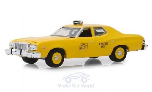 Miniature Ford Torino 1/64 Greenlight jaune NYC Taxi 1975 Ford Torino 1/64 Greenlight jaune NYC Taxi 1975 miniature