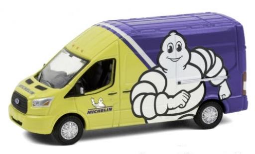 Ford Transit 1/64 Greenlight LWB High Roof Michelin 2019 miniature