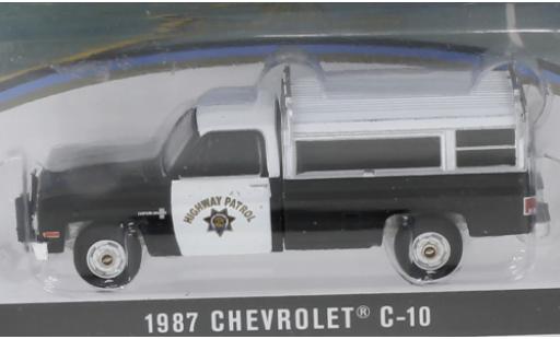Miniature Chevrolet C-10 1/64 Greenlight California Highway Patrol 1987 Chevrolet C-10 1/64 Greenlight California Highway Patrol 1987 miniature
