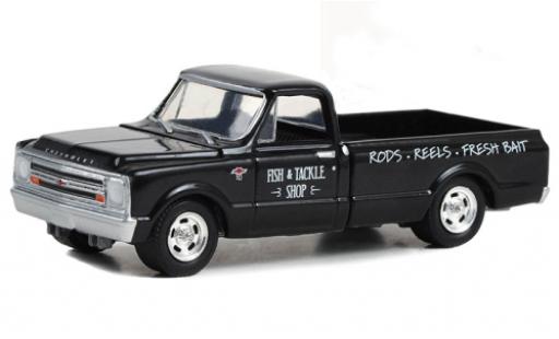 Miniature Chevrolet C-10 1/64 Greenlight Poisson & Tackle Shop 1968 Chevrolet C-10 1/64 Greenlight Poisson & Tackle Shop 1968 miniature
