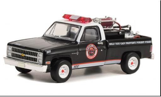 Miniature Chevrolet C-20 1/64 Greenlight Fire Truck noire/blanche Smokey Bear 1982 Chevrolet C-20 1/64 Greenlight Fire Truck noire/blanche Smokey Bear 1982 miniature