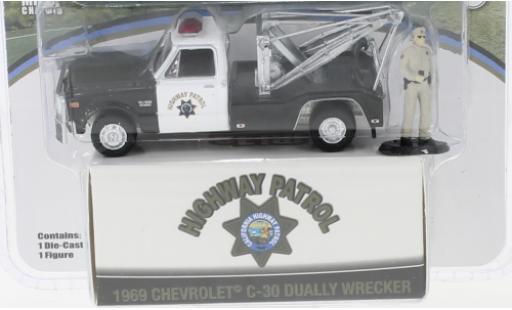 Miniature Chevrolet C-30 1/64 Greenlight Abschleppwagen Highway Patrol 1969 Chevrolet C-30 1/64 Greenlight Abschleppwagen Highway Patrol 1969 miniature