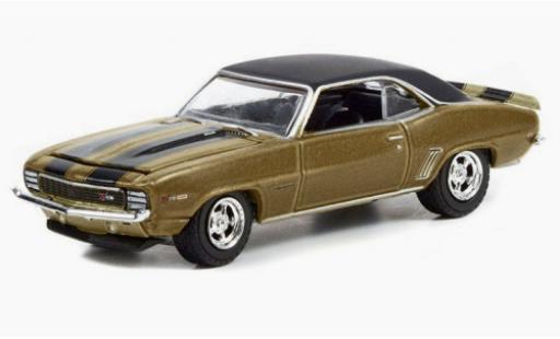Miniature Chevrolet Camaro 1/64 Greenlight metallise beige/noire Pawn Stars 1969 Chevrolet Camaro 1/64 Greenlight metallise beige/noire Pawn Stars 1969 miniature