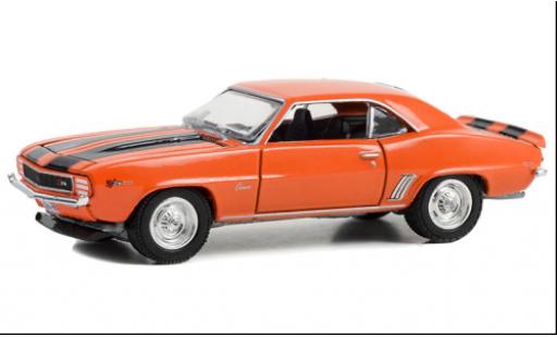 Miniature Chevrolet Camaro 1/64 Greenlight Z28 orange/noire 1969 Chevrolet Camaro 1/64 Greenlight Z28 orange/noire 1969 miniature