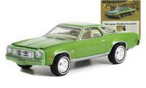 Miniature Chevrolet Chevelle 1/64 Greenlight Laguna Collonade Hardtop Coupe metallise vert 1973 Chevrolet Chevelle 1/64 Greenlight Laguna Collonade Hardtop Coupe metallise vert 1973 miniature