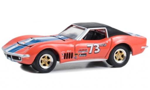 Miniature Chevrolet Corvette 1/64 Greenlight (C3) Gulf 1969 Chevrolet Corvette 1/64 Greenlight (C3) Gulf 1969 miniature