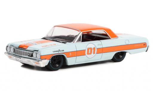 Miniature Chevrolet Impala 1/64 Greenlight SS Gulf 1964 Chevrolet Impala 1/64 Greenlight SS Gulf 1964 miniature