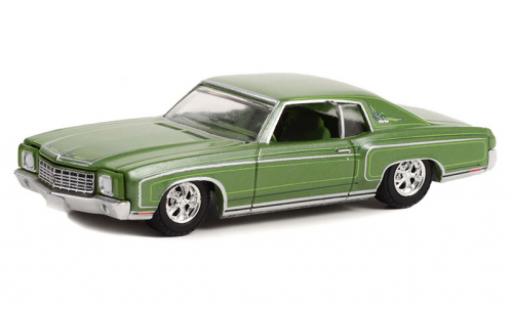 Miniature Chevrolet Monte Carlo 1/64 Greenlight metallise verte 1970 Chevrolet Monte Carlo 1/64 Greenlight metallise verte 1970 miniature