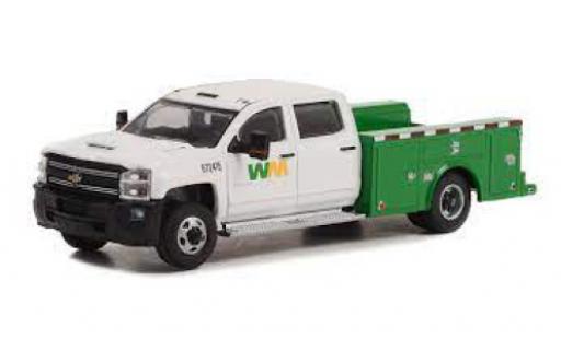 Miniature Chevrolet Silverado 1/64 Greenlight 3500HD Dually WM - Waste Management 2018 Chevrolet Silverado 1/64 Greenlight 3500HD Dually WM - Waste Management 2018 miniature