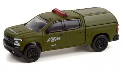 Miniature Chevrolet Silverado 1/64 Greenlight LT Trail Boss Z71 Carabineros de Chile 1972 Chevrolet Silverado 1/64 Greenlight LT Trail Boss Z71 Carabineros de Chile 1972 miniature