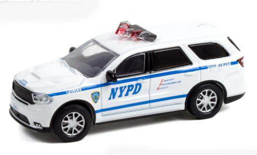 Miniature Dodge Durango 1/64 Greenlight blanche/Décorer Nouveau York Police Departement 2019 Dodge Durango 1/64 Greenlight blanche/Décorer Nouveau York Police Departement 2019 miniature