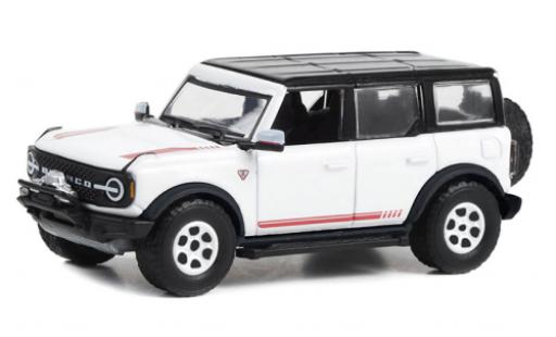 Miniature Ford Bronco 1/64 Greenlight First Edition blanche/noire 2021 Ford Bronco 1/64 Greenlight First Edition blanche/noire 2021 miniature