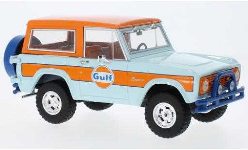Miniature Ford Bronco 1/24 Greenlight Gulf 1966 Ford Bronco 1/24 Greenlight Gulf 1966 miniature