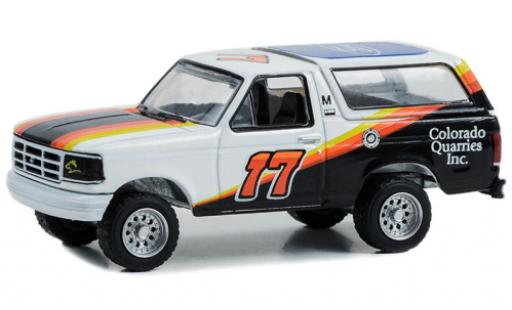 Miniature Ford Bronco 1/64 Greenlight No.17 Pikes Peak 1994 Ford Bronco 1/64 Greenlight No.17 Pikes Peak 1994 miniature