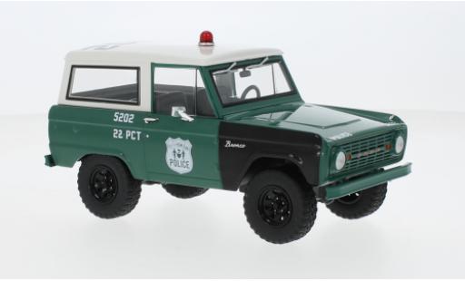 Miniature Ford Bronco 1/24 Greenlight NYPD - Nouveau York City Police Departement 1967 Ford Bronco 1/24 Greenlight NYPD - Nouveau York City Police Departement 1967 miniature