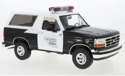 Miniature Ford Bronco 1/18 Greenlight Oklahoma Highway Patrol 1996 Ford Bronco 1/18 Greenlight Oklahoma Highway Patrol 1996 miniature