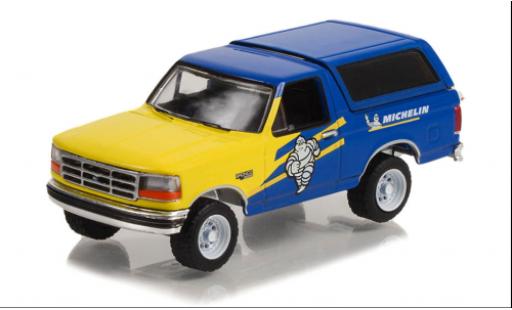 Miniature Ford Bronco 1/64 Greenlight XL Michelin 1996 Ford Bronco 1/64 Greenlight XL Michelin 1996 miniature
