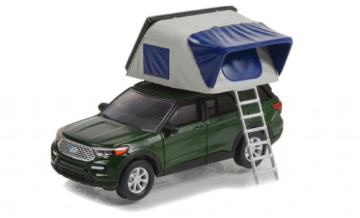 Miniature Ford Explorer 1/64 Greenlight limited vert foncé 2022 Ford Explorer 1/64 Greenlight limited vert foncé 2022 miniature