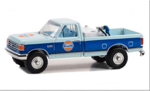 Miniature Ford F-1 1/64 Greenlight 50 Gulf 1990 Ford F-1 1/64 Greenlight 50 Gulf 1990 miniature
