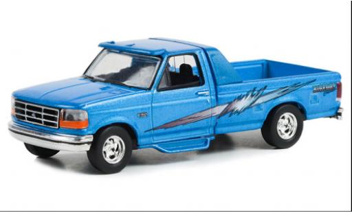 Miniature Ford F-1 1/64 Greenlight 50 metallise bleu Bigfoot Cruiser 1994 Ford F-1 1/64 Greenlight 50 metallise bleu Bigfoot Cruiser 1994 miniature