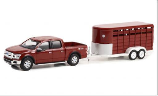 Miniature Ford F-1 1/64 Greenlight 50 XLT rouge 2019 Ford F-1 1/64 Greenlight 50 XLT rouge 2019 miniature