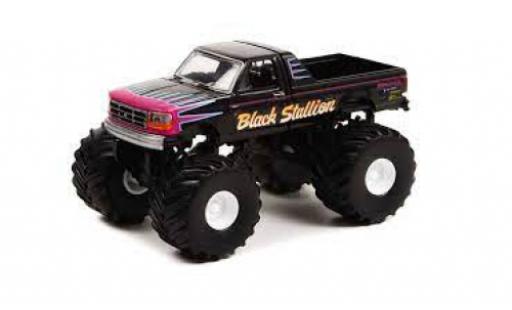 Miniature Ford F-250 1/64 Greenlight Black Stallion 1992 Ford F-250 1/64 Greenlight Black Stallion 1992 miniature