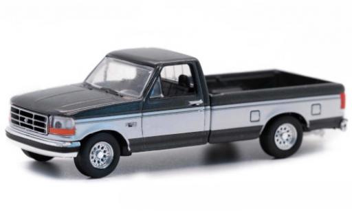 Miniature Ford F-250 1/64 Greenlight metallise grise/grise 1992 Ford F-250 1/64 Greenlight metallise grise/grise 1992 miniature