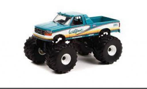 Miniature Ford F-250 1/64 Greenlight Wildfoot 1993 Ford F-250 1/64 Greenlight Wildfoot 1993 miniature