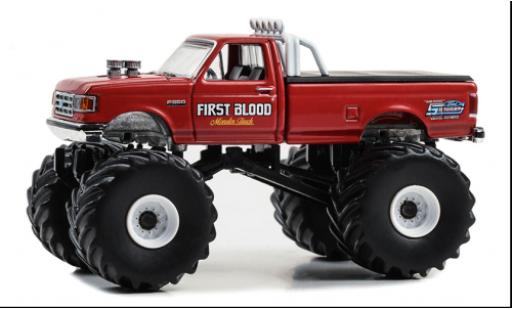 Miniature Ford F-350 1/64 Greenlight First Blood 1990 Ford F-350 1/64 Greenlight First Blood 1990 miniature