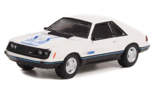 Miniature Ford Mustang 1/64 Greenlight Cobra blanche/Décorer 1979 Ford Mustang 1/64 Greenlight Cobra blanche/Décorer 1979 miniature