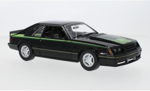 Miniature Ford Mustang 1/18 Greenlight Cobra noire/Décorer 1980 Ford Mustang 1/18 Greenlight Cobra noire/Décorer 1980 miniature