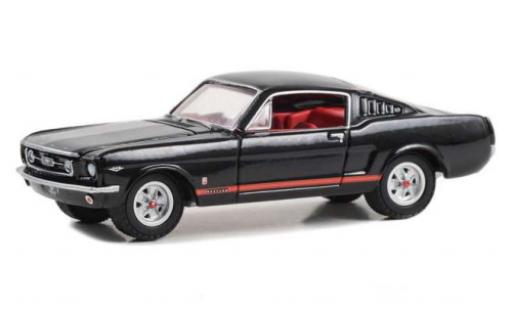 Miniature Ford Mustang 1/64 Greenlight GT noire 1965 Ford Mustang 1/64 Greenlight GT noire 1965 miniature